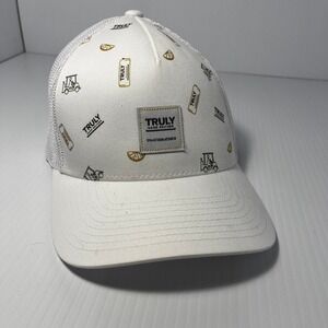 Travis Mathew Truly Hard Seltzer White Mesh Trucker Hat Golf